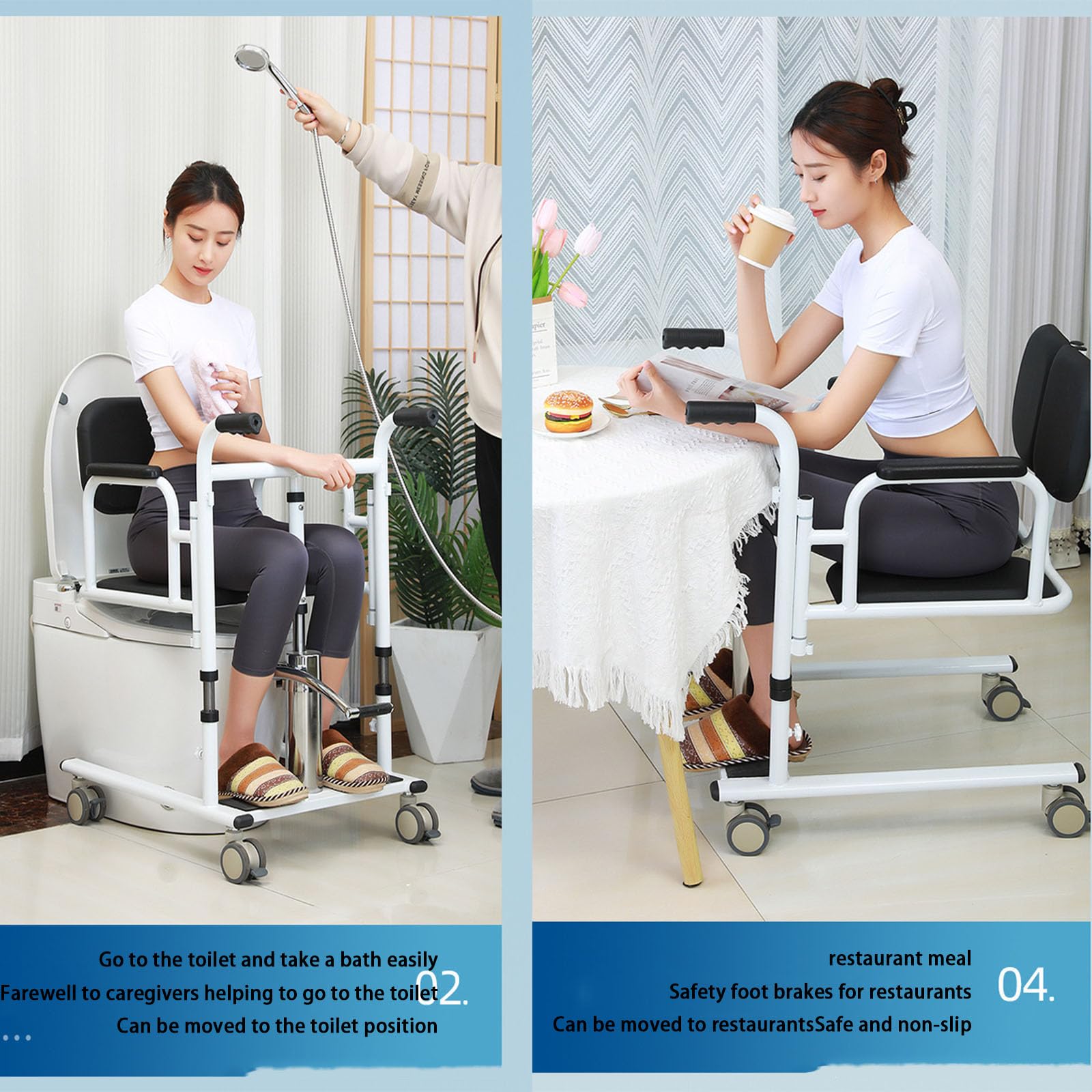 Electric Transfer Chair (4 in 1) for Home, Multifunctional Electric Transfer Chair (4 in 1) for Home, Multifunctional
